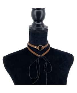 CHOKER DIN PIELE C140